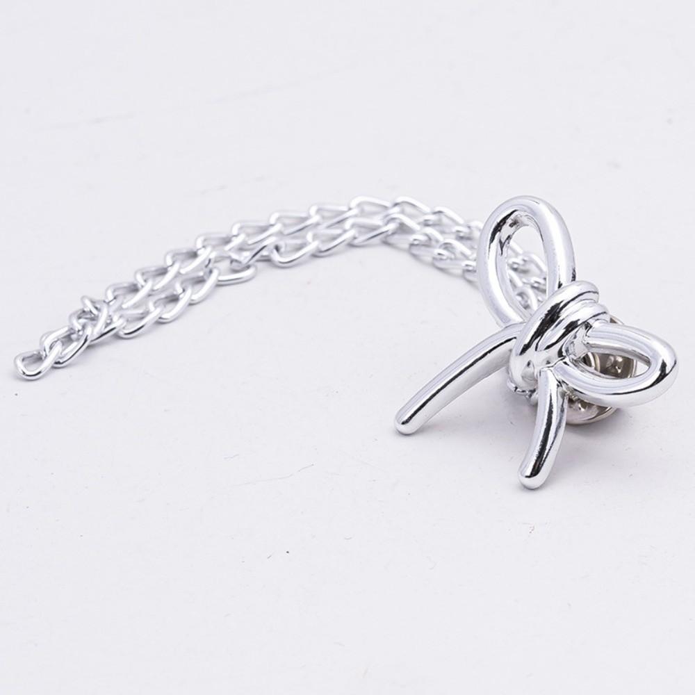Fashion Accessory 3-in-1 Clothing Clip Heart-Shaped Adjustable Butterfly Hem Clip With Chain No-Sew Cuff Keeper Skirts