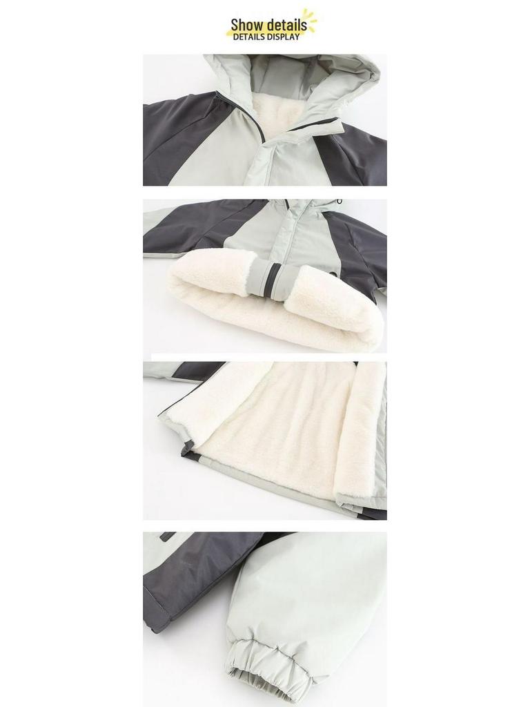 Детская ветрозащитная флисовая куртка Minecraft – Унисекс, Осень/Зима, Теплая и Стильная Ветровка