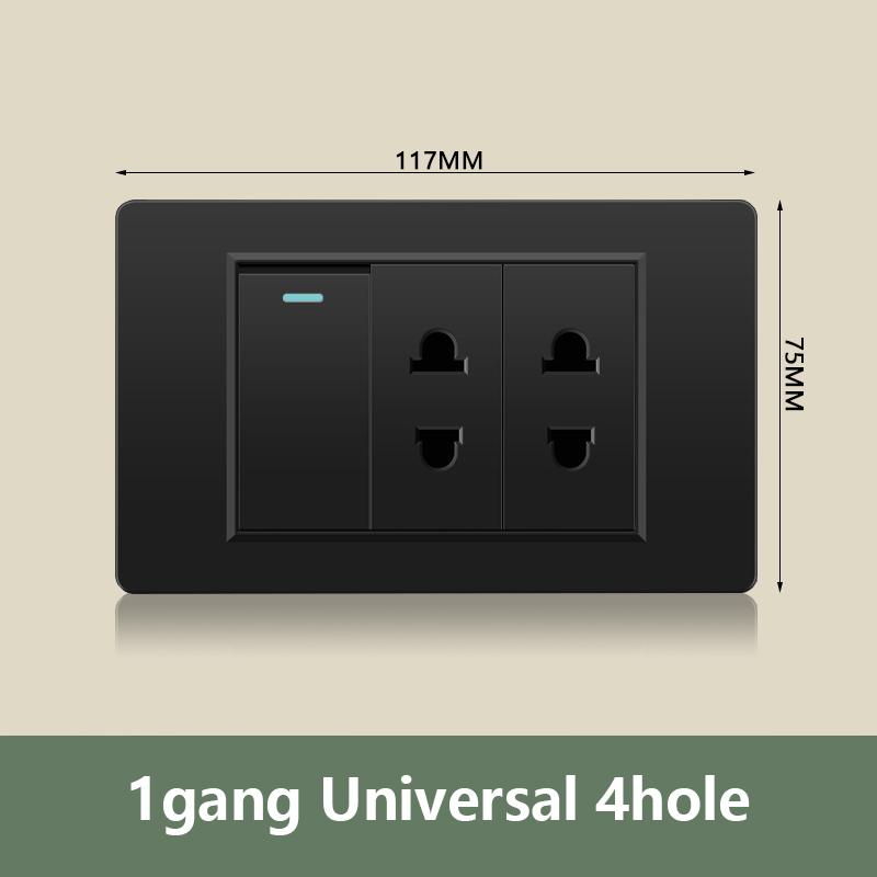 Электрическая розетка европейского корейского стандарта 220 В настенный светильник выключатель питания с USB Type-C 20 Вт интеллектуальная розетка для быстрой зарядки ПК панель ТВ ТЕЛ