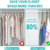 1PC Magic Hangers Space Saving Hangers Closet Space Saver Hanger Organizer Multi Hangers Sturdy Plastic for Heavy Clothes Storage
