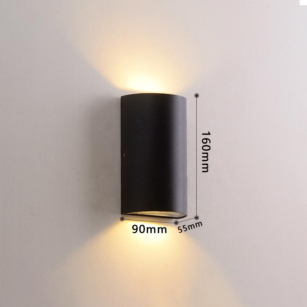SANDIY Outdoor LED Garden Wall Lamp Up Down Light for House Decor Exterior Patio Porch Garage Gate Balcony Step Waterproof IP65