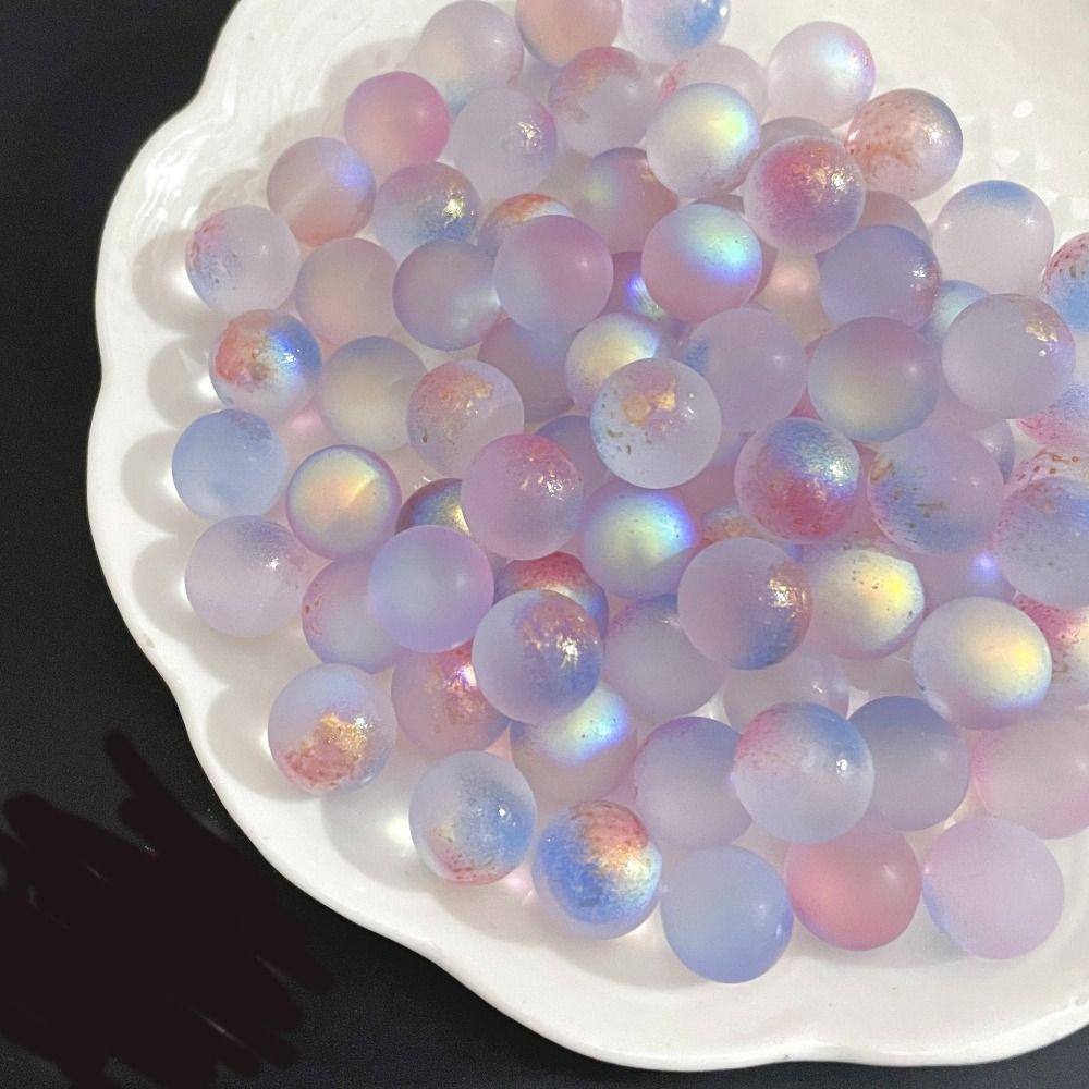 Clear Pinball Machine Charms Glass Beads Aquarium Toy Glass Marbles Balls Fish Tank Vase Decor