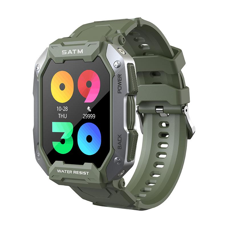 Full Touch Smartwatch For Android Xiaomi Blood Pressure Oxygen Fitness Watch 5 Atm Waterproof Smart Watch Men Military