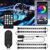 New SUPAREE Car LED Tape LED Tape Light 12V RGB Full Color Sound Reactive Footlight Car Charger Type Car Interior Decoration Footlight Car Footlight F