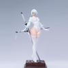 NieR Automata 2B Аниме Девушка GK Фигурка Двойная Голова Скульптура Высокий Разрез Боевой Костюм Коллекционная Статуя Настольное Украшение