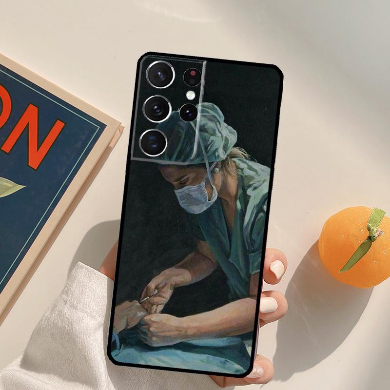 Чехол для телефона 'Медицина Доктор Медсестра' для Samsung Galaxy S25 S26 Ultra S20 S21 S22 S23 S24 Plus S10 S25 FE Задняя крышка