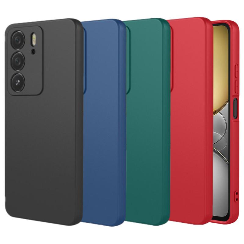 Гибкий чехол из жидкого силикона ТПУ для Realme C71 C75 4G, защитная накладка, Fundas Coque Capa