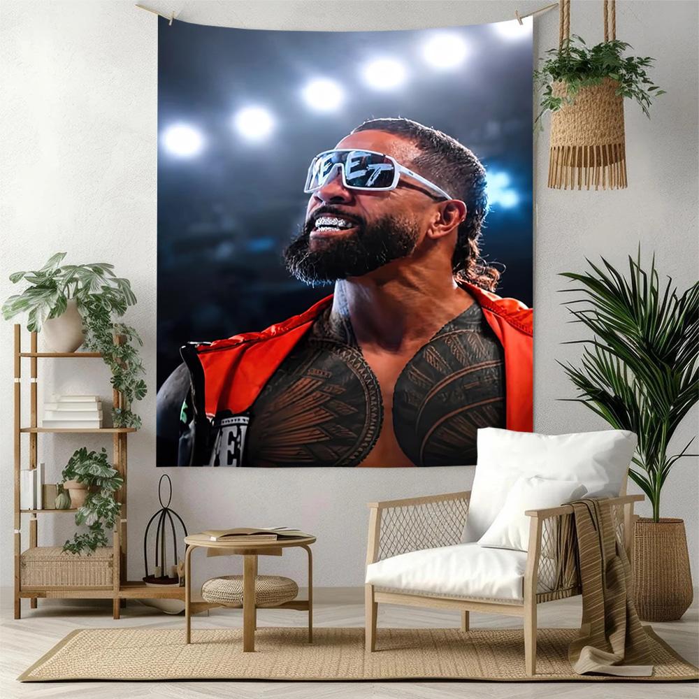 Yeet Jey Uso5 Wall Decor Tapestry Art For Pet Memorial Birthdaywedding Party Backdrop Family Gift