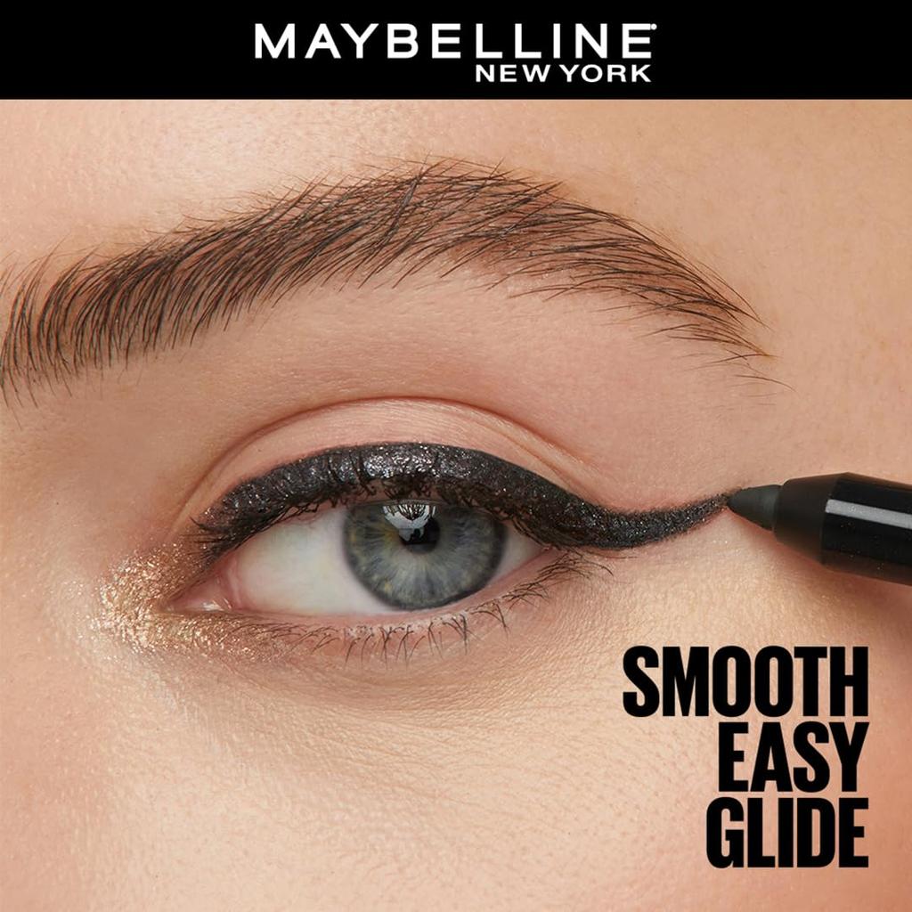 Maybelline Гелевая подводка-кайал для глаз New York Tattoo Studio Metallic Nights Водостойкая, устойчивая к смазыванию, макияж глаз, стойкость 36 часов