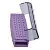 Держатель для стоматологических боров, 30 отверстий, пластиковый блок для боров, коробка для размещения сверл, автоклав, дезинфекция, фиолетовый/синий