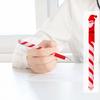 Christmas Erasable Gel Pen Set 0.4mm Festive Holiday Pens with Eraser Tips School Office Supplies for Students