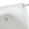 Portable Camping Sink With Running Water And Wastewater Tank Hand Wash Basin With Rolling Wheels Foot Pump Soap