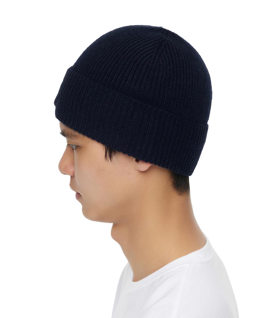 POLO RALPH LAUREN Шапка-бини из смесовой шерсти Polo - Темно-синий