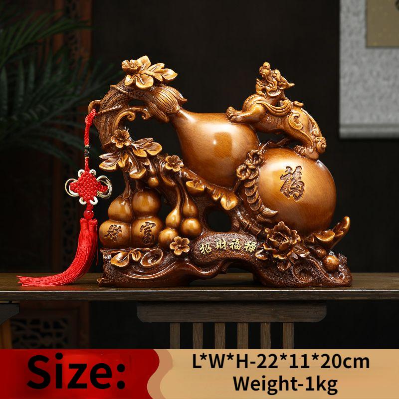 Богатство Фулу Чжаокай Тыква Украшения Pixiu Главная Гостиная Фойе ТВ Шкаф Украшения Поделки Подарок на открытие новоселья