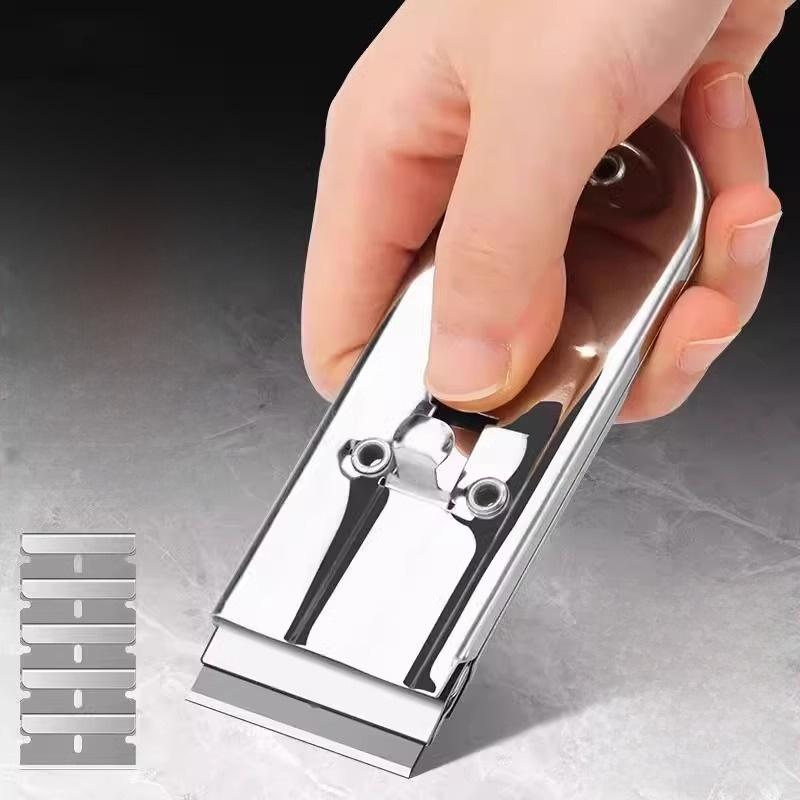 Multifunctional Stainless Steel Scraper Tool Adhesive Remover, Glue Scraper, Glass Floor Cleaning, Putty Knife for Home Use