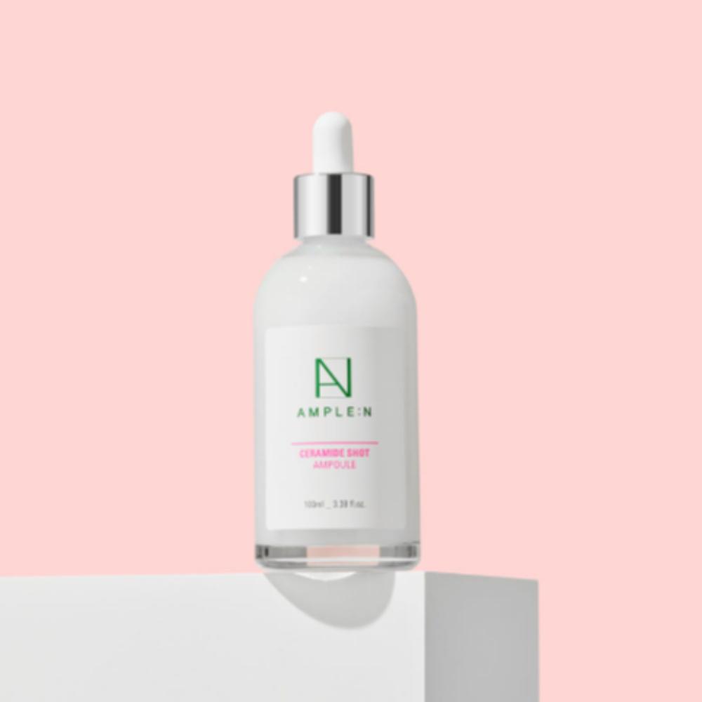 Ample:N Ceramide Shot Moisture Barrier Ampoule 100ml – Jumbo Size Barrier Strengthening Serum