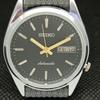 ВОССТАНОВЛЕННЫЕ ВИНТАЖНЫЕ SEIKO 5 AUTO 7019A ЯПОНИЯ МУЖСКИЕ ЧАСЫ D/D ЧЕРНЫЕ 593c-a314849-2