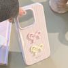 Korean Three-dimensional Pink Bow for Apple 17 Mobile Phone Case for IPhone 16 Silicone 15 Promax Anti-fall 13