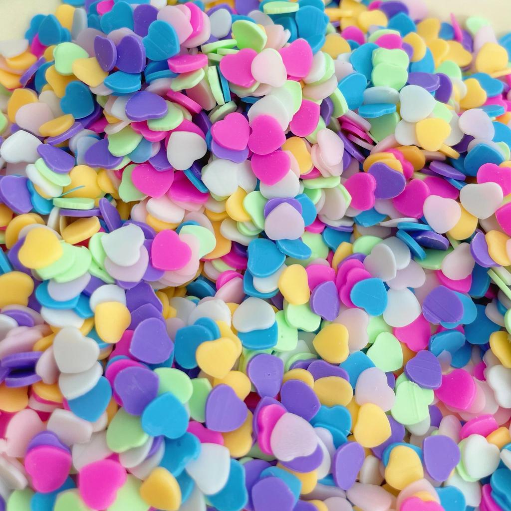 Мягкая глина, цветной слайм и крем-клей для торта