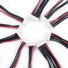 10pcs 10cm 22AWG 2-6S Balance Charger Connector Silicone Cable Adapter Plug