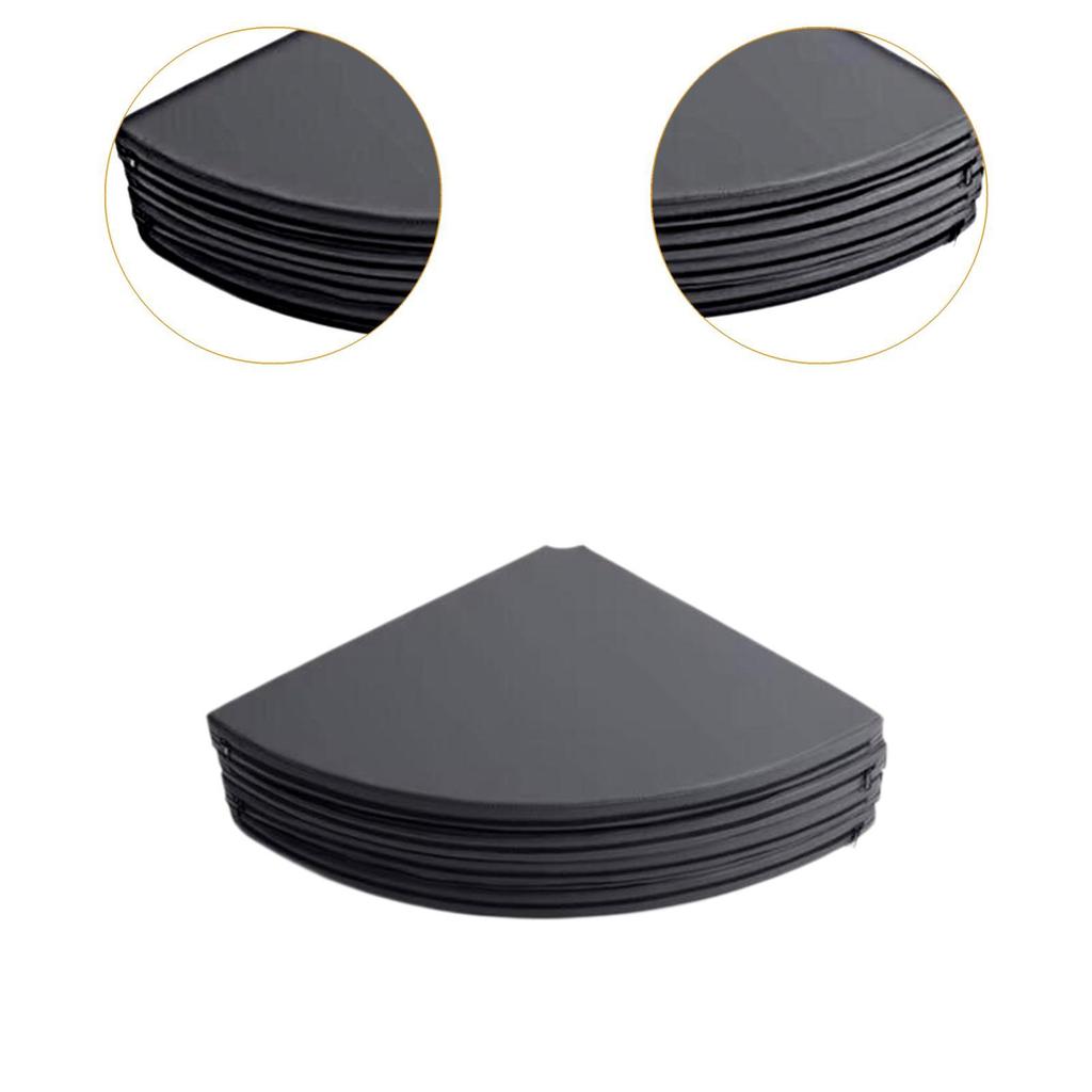 Круглый коврик для йоги, танцевальный коврик для пола, складной коврик для пилона, коврик для тренировок, коврик для упражнений для тренировок по пилатесу в помещении, студии фитнеса