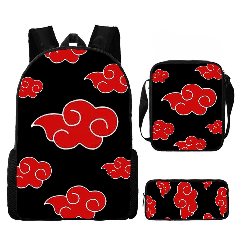 Детский рюкзак Наруто из легкого прочного материала для школы и путешествий