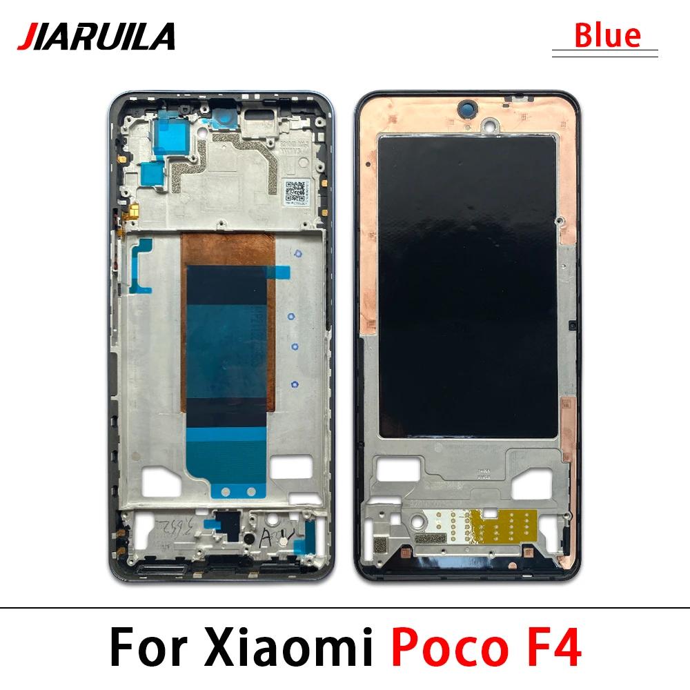 НОВЫЙ Средний каркас корпуса Для Xiaomi Poco F1 F2 Pro F3 F4 F5 Pro Передняя рамка LCD Держатель крышки Средняя крышка корпуса Рамка Запчасти