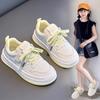 Спортивная обувь для девочек 2025 осень новая студенческая маленькая белая обувь мальчики универсальная повседневная обувь модная детская обувь на платформе тренд