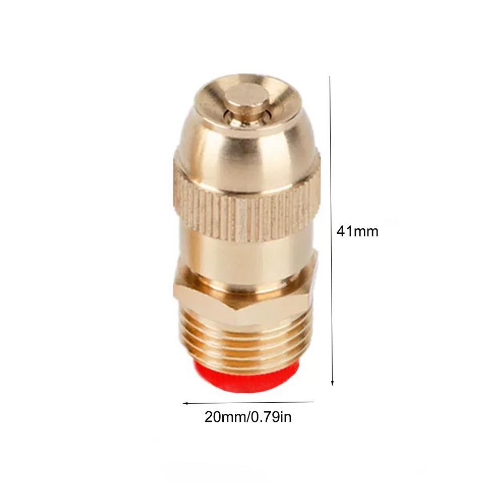Adjustable Sprinkler Head Brass Misting Nozzle Sprinkler Head Drip Irrigation Garden Watering