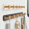 Wall Mounted Row Hook Traceless Clothing Hook Durable Coat Rack  Shower Room