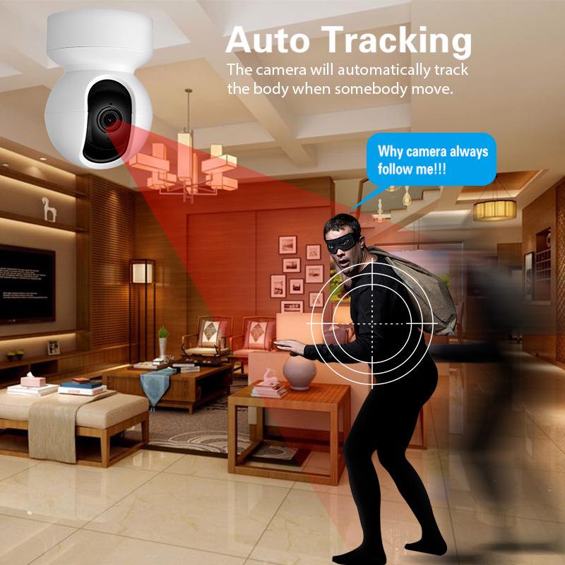 Tuya Smart 1080p Wireless 3MP Camera with Auto Tracking & Two-Way Audio