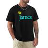 James Band T Shirts Fashion Vintage Versatile Casual Men Women Summer Harajuku Short Sleeve Cotton Graphic Amusing Unisex Tops
