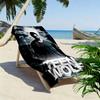 Teen Wolf Print Beach Towel, Large Soft Quick Dry Towel for Beach Camping Swimming