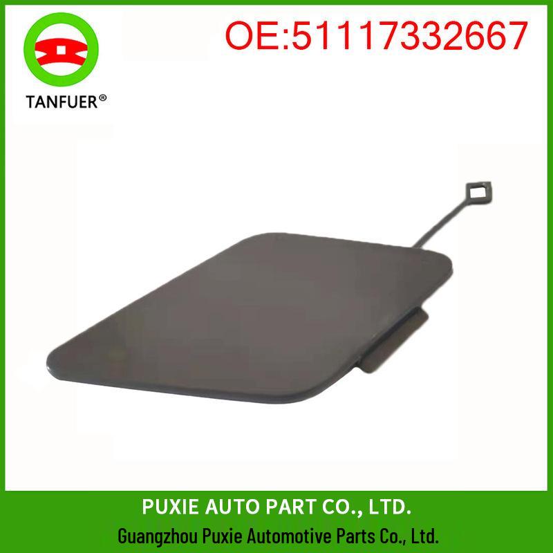 BMW 5 серии F07 Черная крышка буксировочного крюка переднего бампера 51117332667