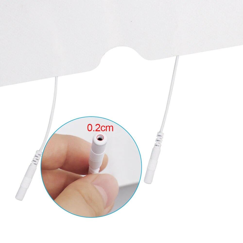 1Pcs EMS Electrode Pads 2 Mm Plug 34x13cm for Shoulder Acupuncture Muscle Stimulator Massager TENS Physiotherapy Pad Health Care