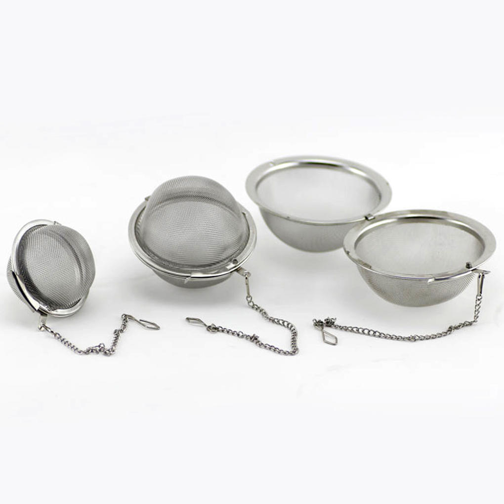 Stainless Steel Tea Ball Strainer Mesh Infuser Filter