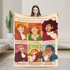 Hamiltons the Musical Blanket Quality Warm Soft  Bedding Throws Winter Picnic Couch Chair Funny Bedspread