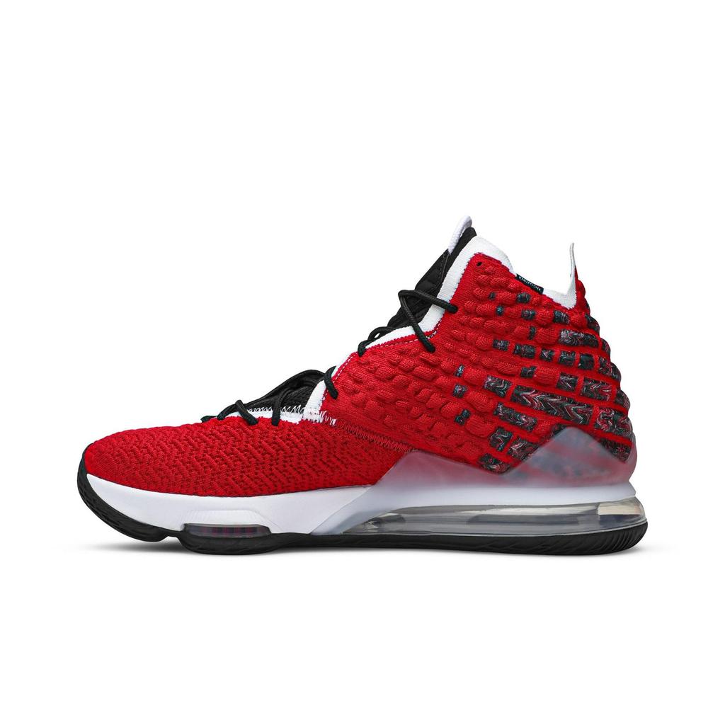 Nike LeBron 17 'Air Max Uptempo' (унисекс) Баскетбольные кроссовки University Red / White / Black BQ3177 601
