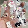 Puffy Jelly Stickers Kawaii Kitten Baby Elephant Back Adhesive Waterproof for Scrapbooking Phone Case Tablet DIY Decoden