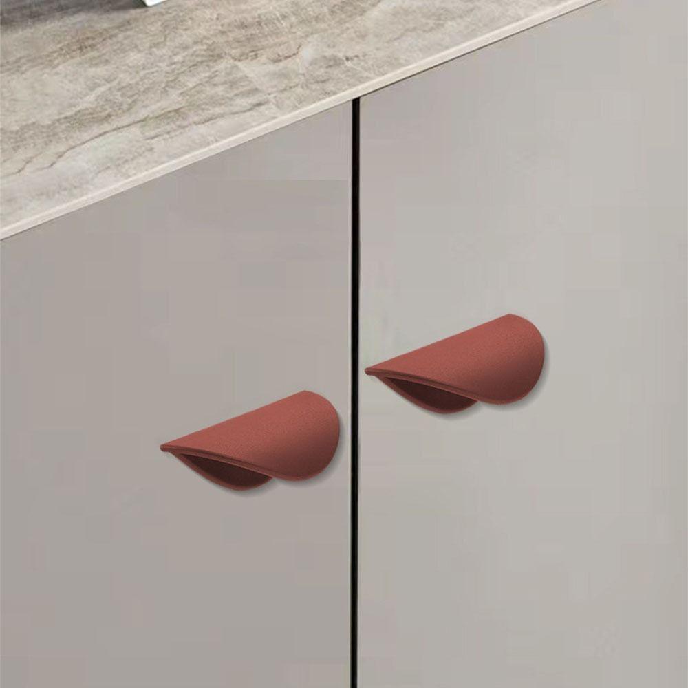 Дверная ручка без сверления, полукруглая, ручка для ящика, скандинавские мебельные ручки, ручка-скоба, кухня