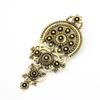 Bohemian Women's Brooch Vintage Flower Pendant Brooch Vintage Gold Color Bridal Jewelry Gift