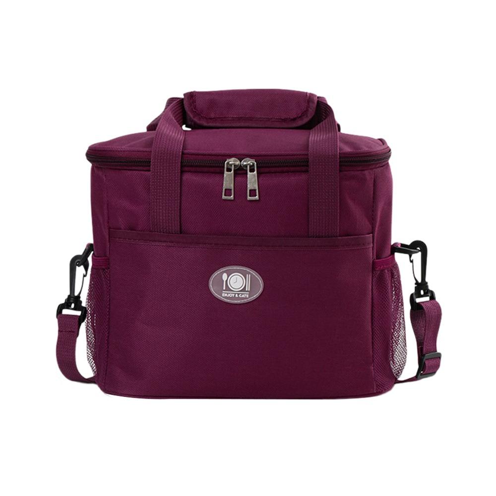 Thermal Large Capacity Lunch Bag Multi-compartment Waterproof Picnic Box Travel Use