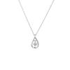 Diamond K10 White Gold Necklace 151826123209 Canal4℃ (WG)