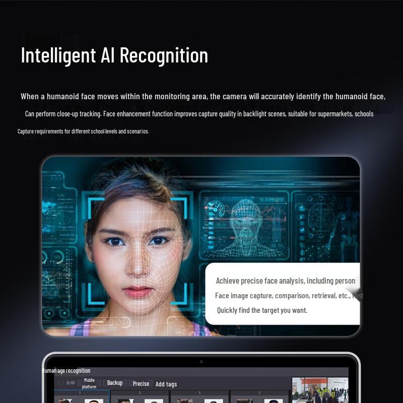 Dahua 2Мп Full-Color Ночное Видение ИИ Камера-Пуля CN вилка (адаптер в комплекте)