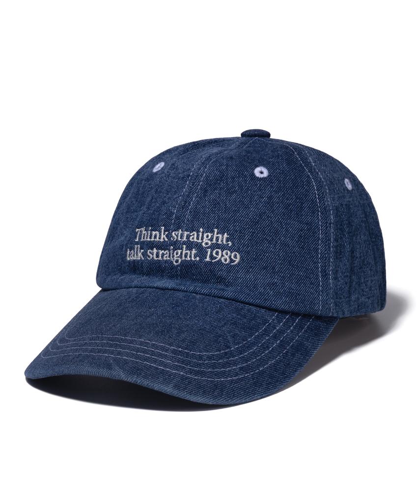 Кепка Diposwi Think Washed с изогнутым козырьком - Деним