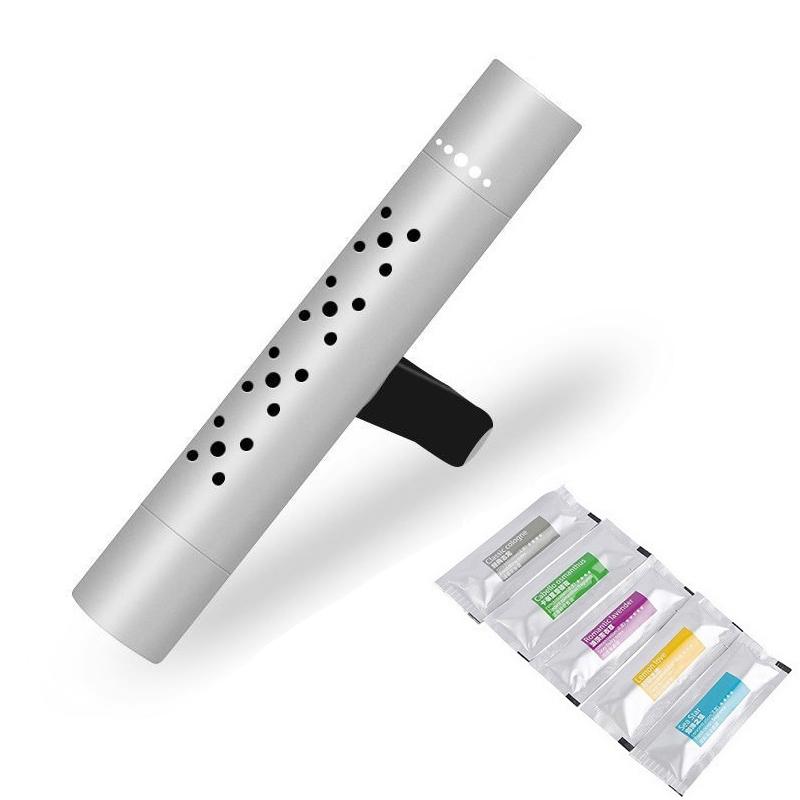 5 Flavors Car Air Freshener Solid Aromatherapy Stick Adjustable Air Vent Perfume Diffuser