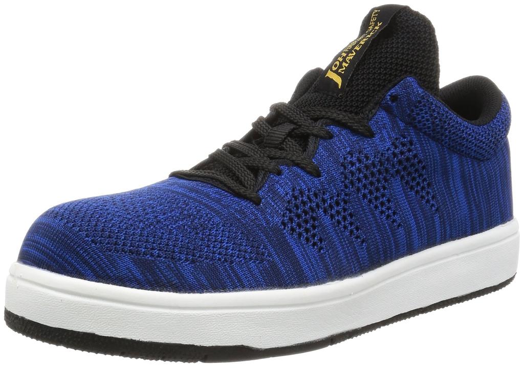 Рабочая обувь Защитная обувь Низкий резиновый носок Легкие дышащие Уменьшают заложенность ног Joe Maverick Fine Knit Синие 28 см 3E JSAA Номер класса B