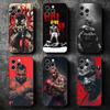 Майк Тайсон Боксер Мужчина Мягкий Чехол для Телефона для iPhone 16 16E 17 Air 15 Pro Max 14 Plus 13 Mini 11 12 7 Черная Крышка Задняя Панель