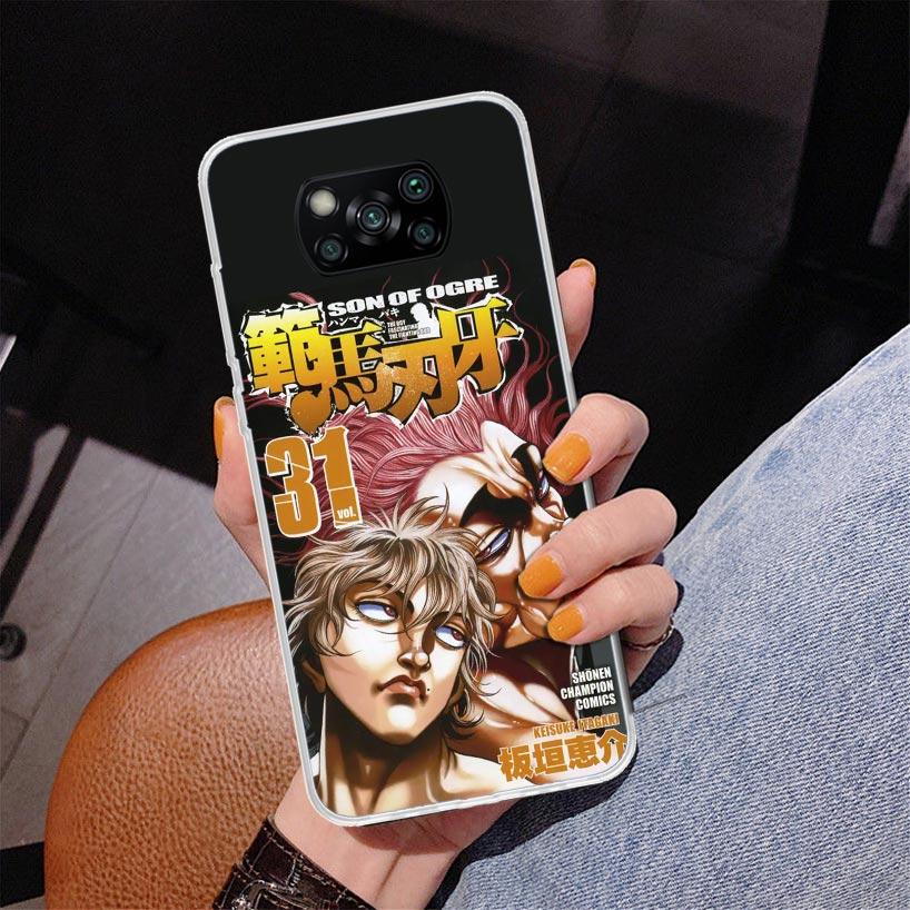 Чехол для телефона Baki the Grappler Original Anime для Xiaomi Poco X7 X6 X5 Pro F7 Ultra Redmi 15C 15 13C 13 12C 12 10 10A 10C 9 9A 9C
