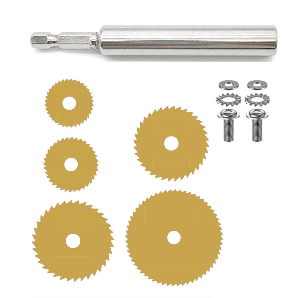 7 шт. Пильные диски для роторной дрели с шестигранным хвостовиком, пластиковая сантехника, внутренний резак, пильный диск HSS, отрезные диски для дрелей